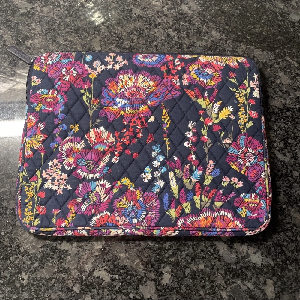 Vera Bradley Floral Quilted Laptop Sleeve